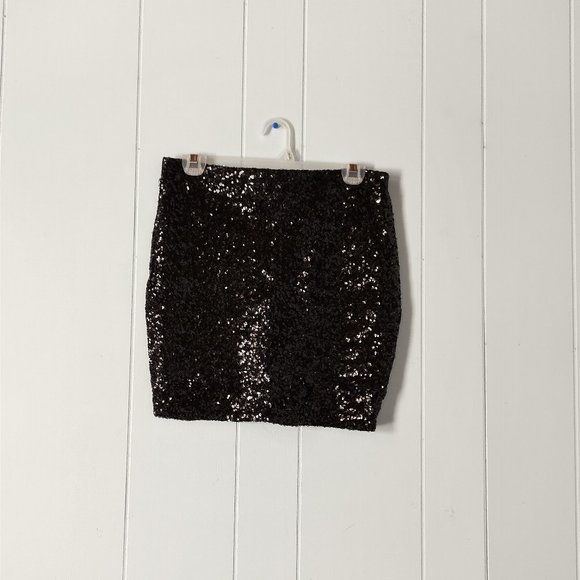 Revamped by Sirens Sequin Mini Skirt - Picture 1 of 5